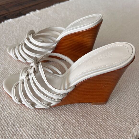 SCHUTZ Octavia Calf Leather Sandal Size 7.5 - Picture 3 of 6